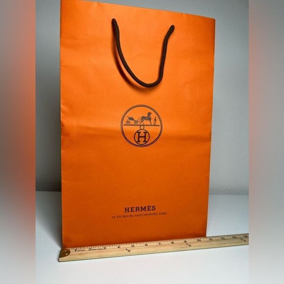 Hermes Gift Bag authentic NEW / 24 Faubourg Saint-Honore, Paris - Picture 4 of 7